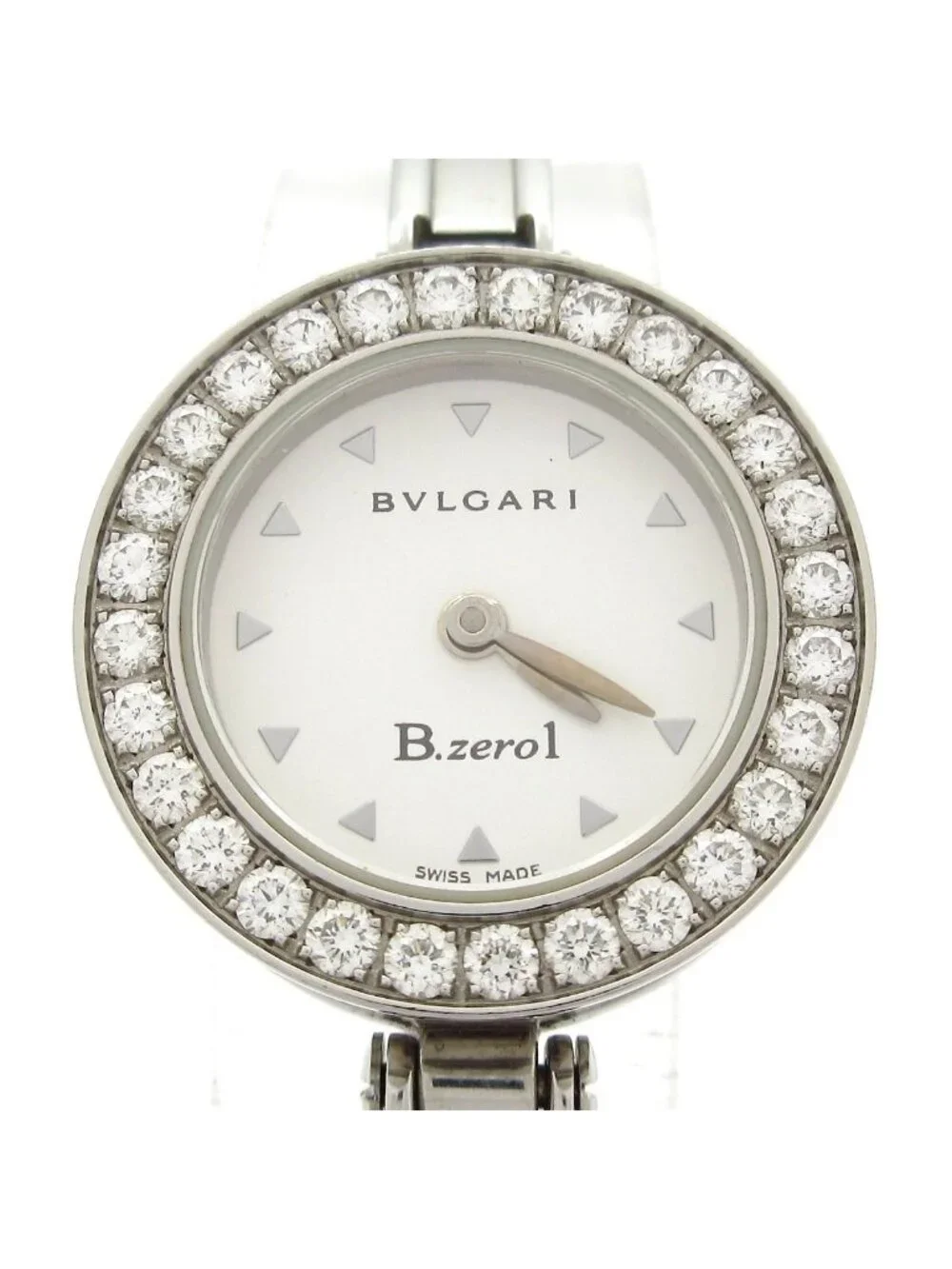 Bvlgari Watch Diamond Bezel White